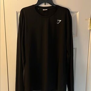 Men’s Gymshark Black Long Sleeve Fitted Shirt XXL- Worn 1-2x
